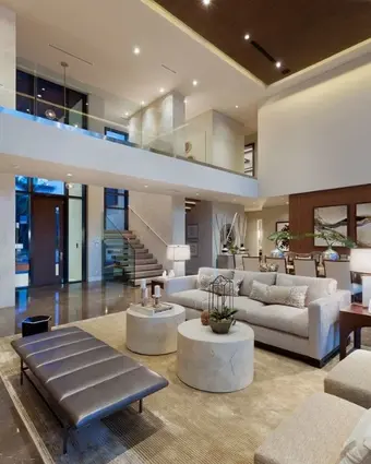 modern living area