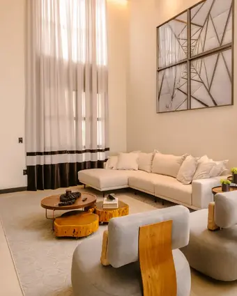 modern living area design